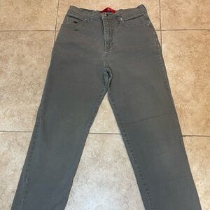 Gloria Vanderbilt Amanda Jeans Women Sz 6 30x30 Gray Straight Leg Stretch